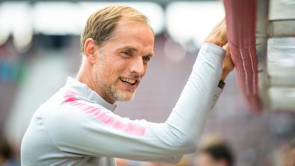 Tuchel durante el amistoso contra el PSG