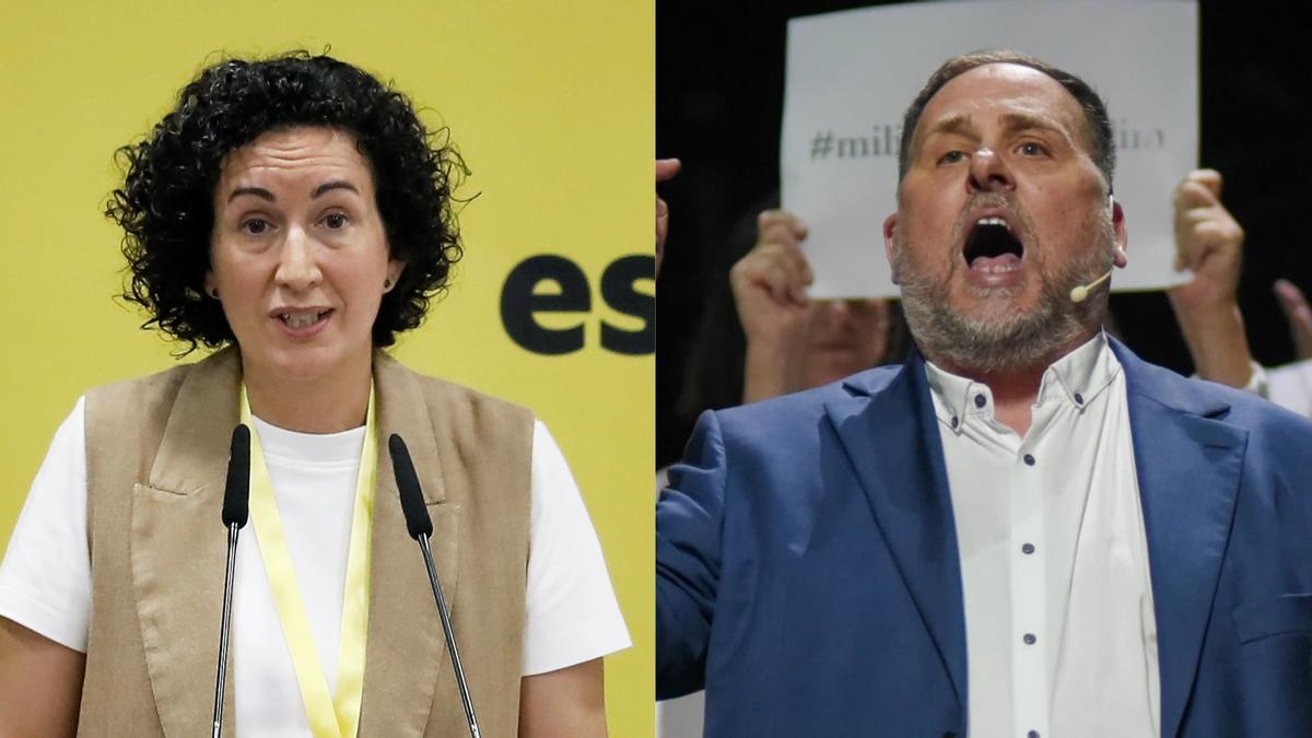 Marta Rovira y Oriol Junqueras