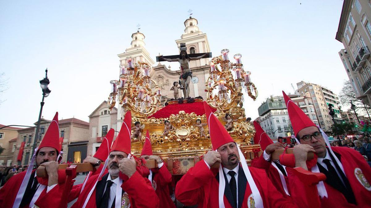 Miércoles Santo en Murcia: Procesión de los coloraos.
