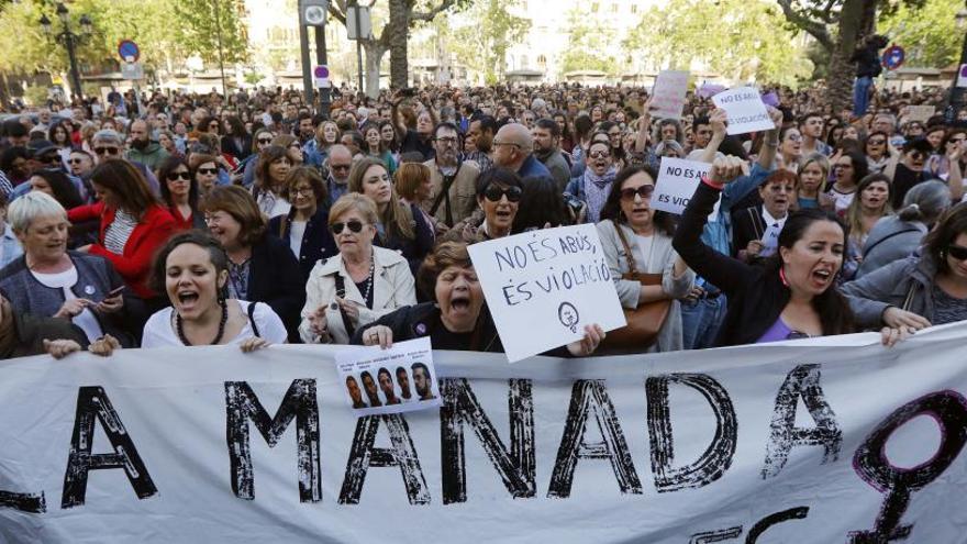 Manifestación contra la sentencia de La Manada