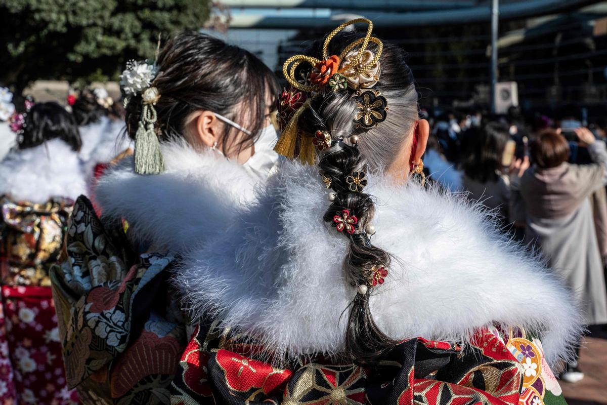 Ceremonia de celebración del Día de la Mayoría de Edad en Japón