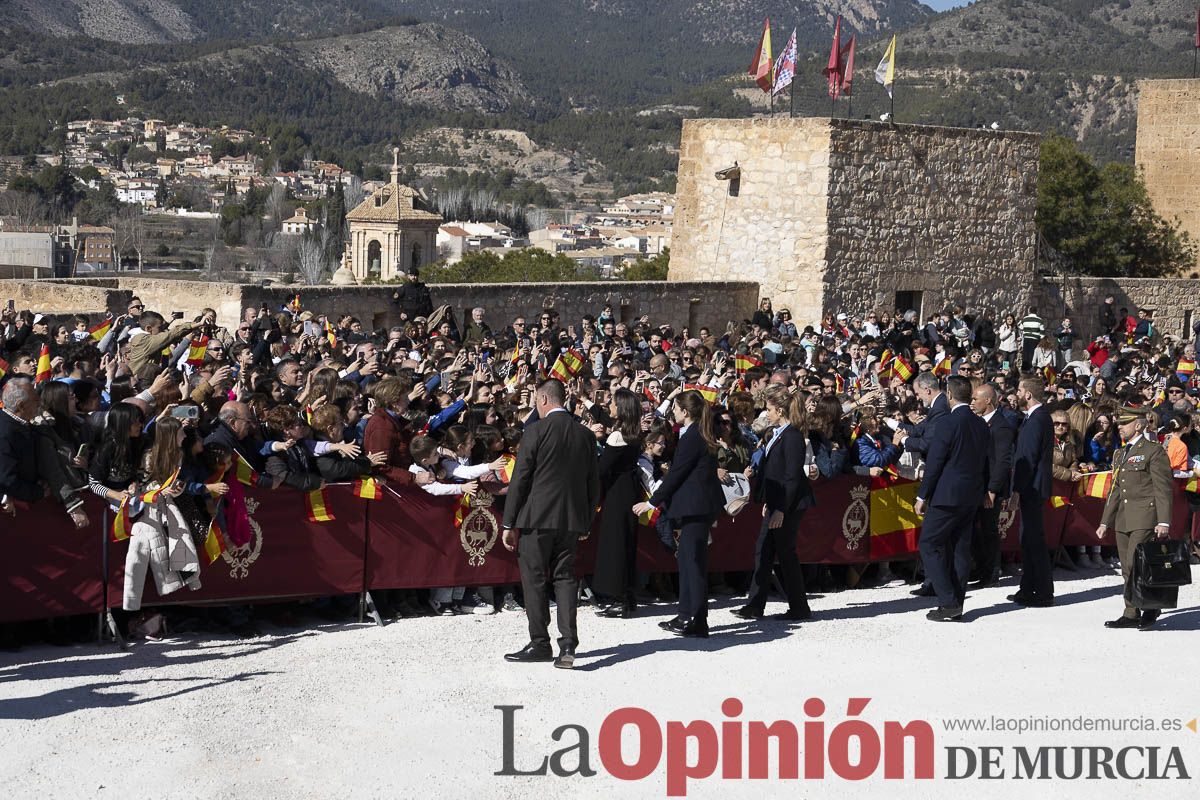 Visita de los reyes de España a Caravaca (explanada de la Basílica)