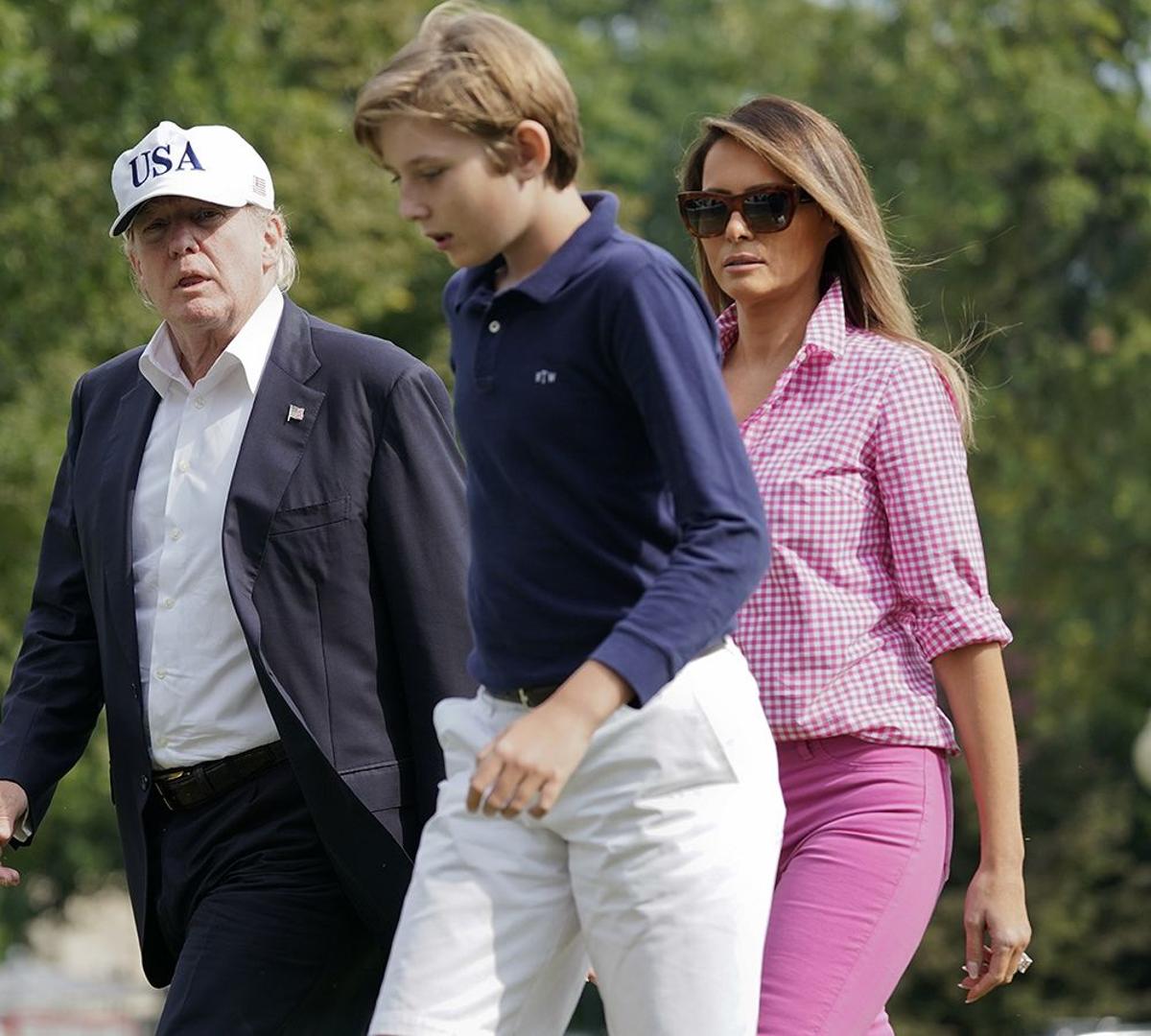 Melania Trump y su look más informal