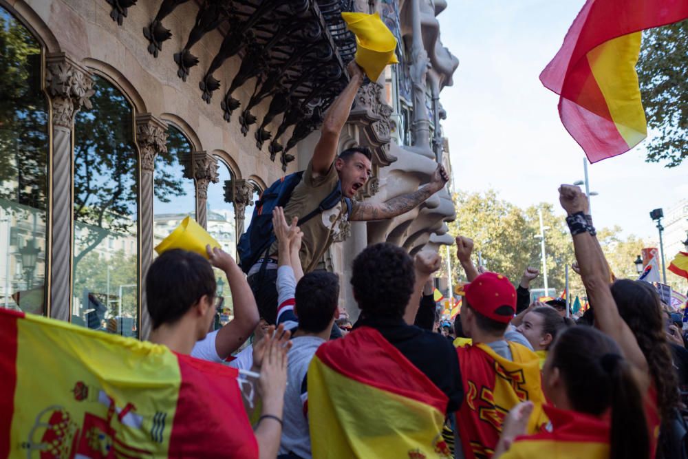 Manifestación en Barcelona contra el ''procés''