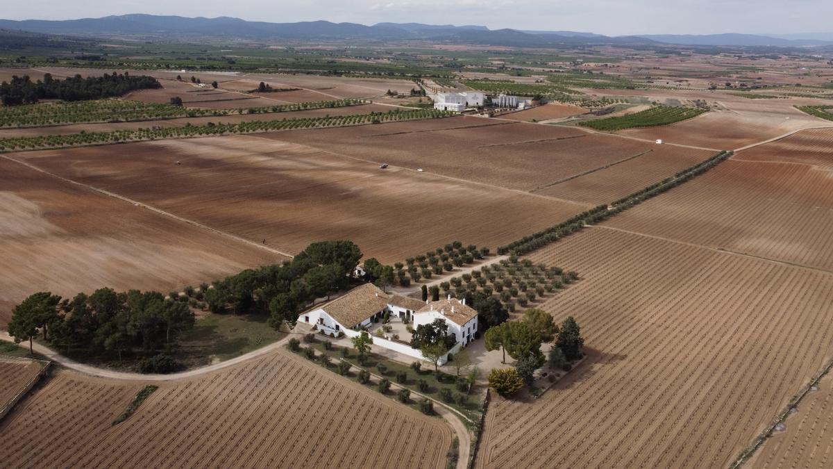 La finca Hoya de Cadenas es uno de los emplazamientos más atractivos para descubrir el enoturismo.