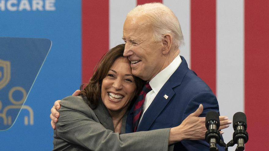 Kamala Harris y Joe Biden en una imagen de archivo.