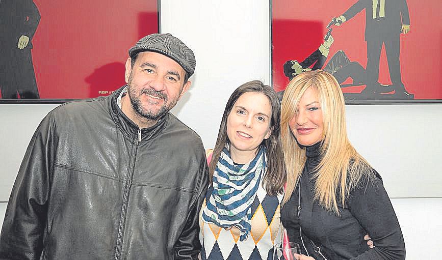 Jaime Delgado, Elena Medrano y Marta Suàrez.