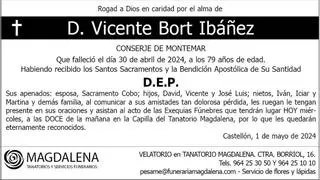 D. Vicente Bort Ibáñez