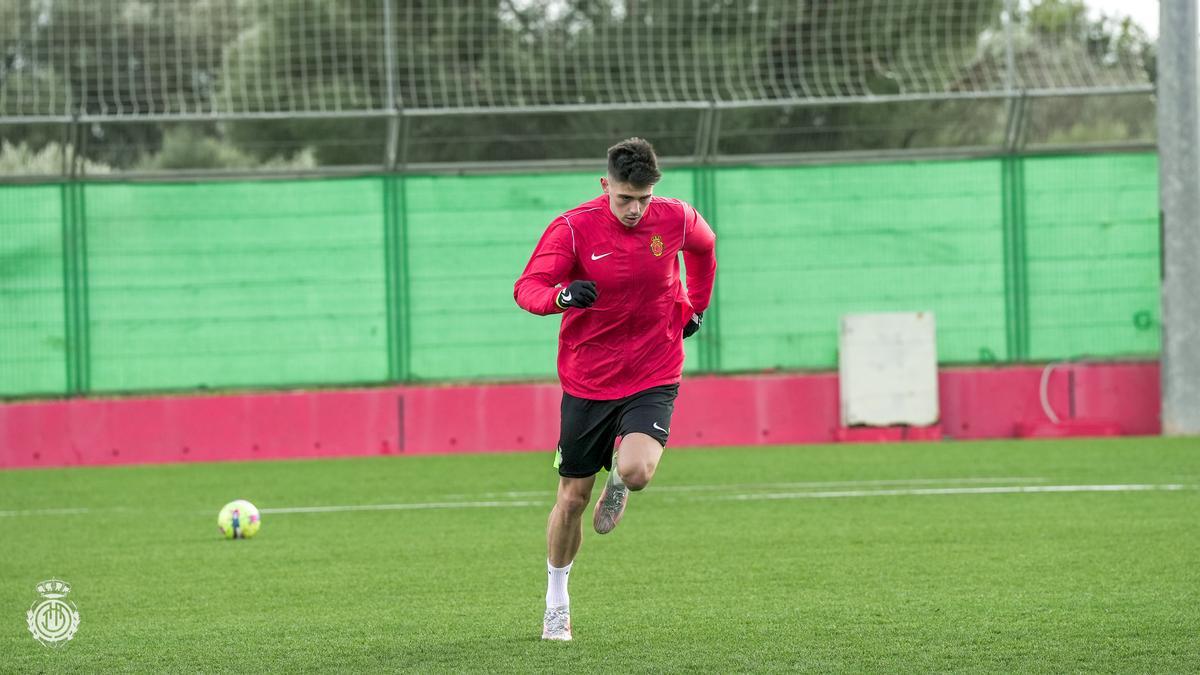 Primer entrenamiento de Hadzikadunic con el Real Mallorca