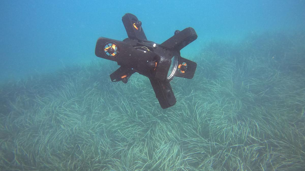 El uOne, en el fondo marino.