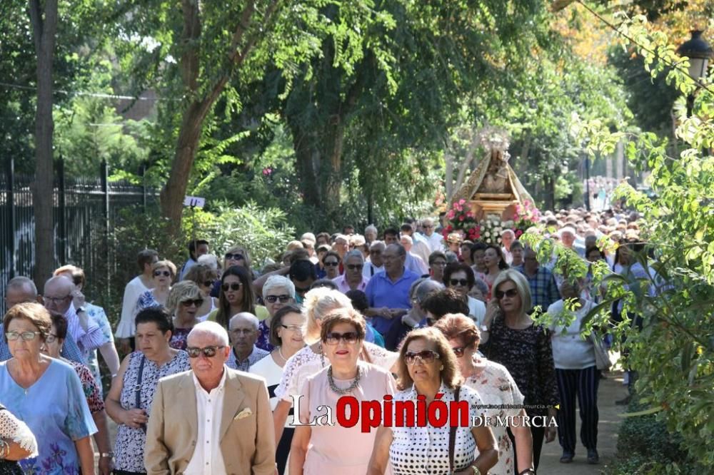 La Virgen de las Huertas llega a Lorca para las fiestas