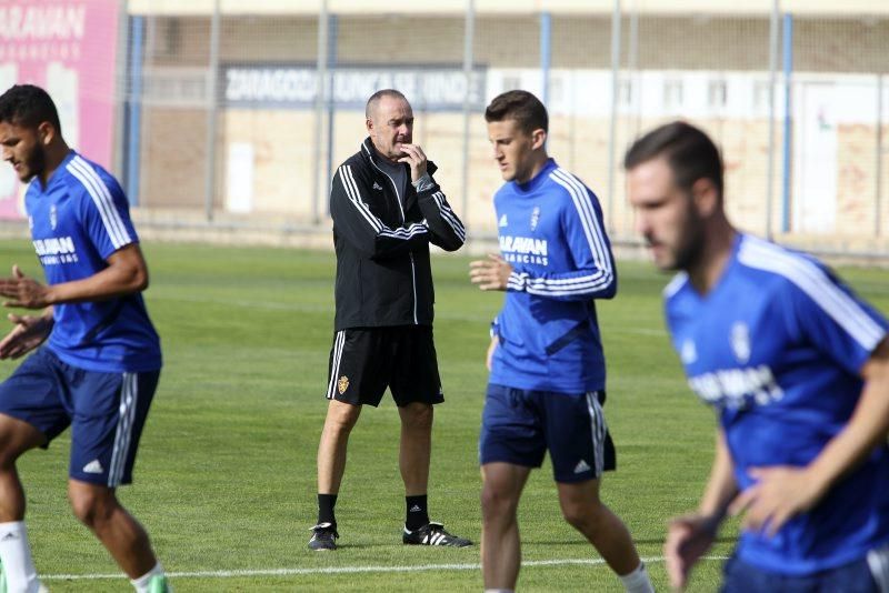 EL Zaragoza prepara el partido contra el Mirandés