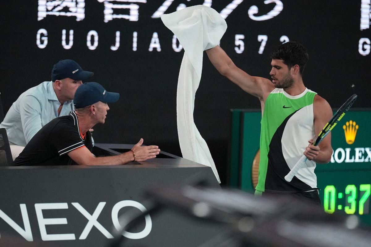 Open de Australia: Carlos Alcaraz - Alex de Miñaur, en imágenes.