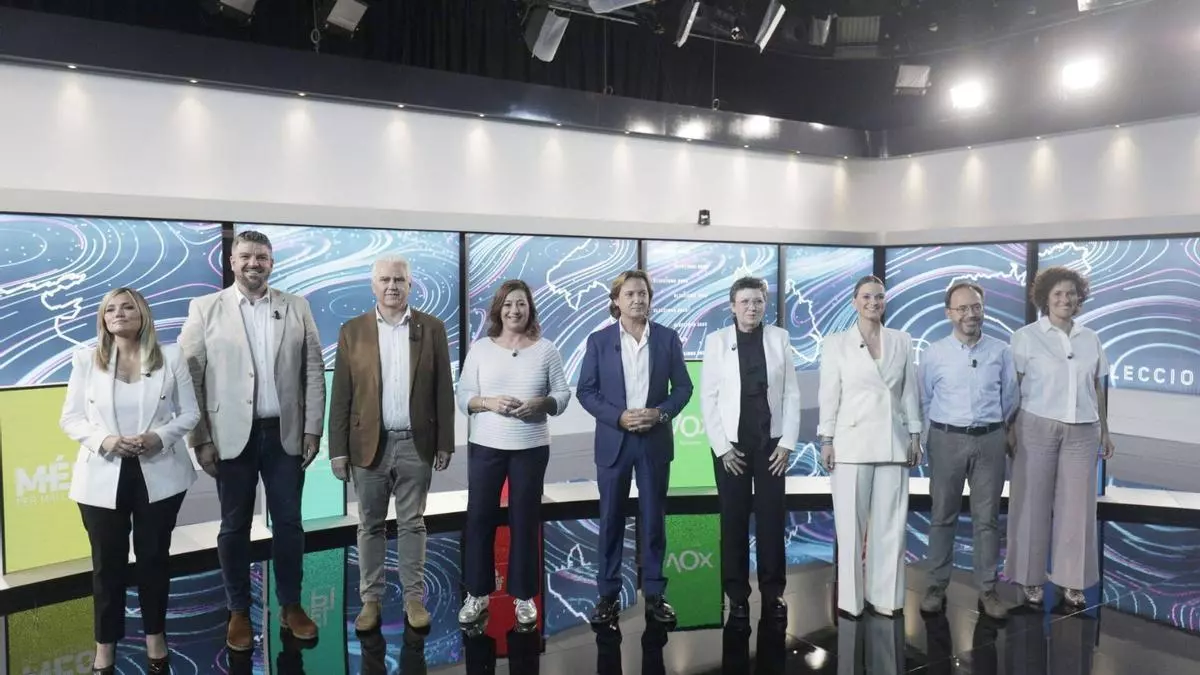 Debate en IB3: La izquierda exhibe sintonía ante una derecha con ganas de gobernar