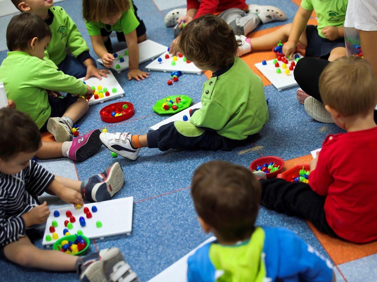 Alumnos del primer ciclo de Educación Infantil.