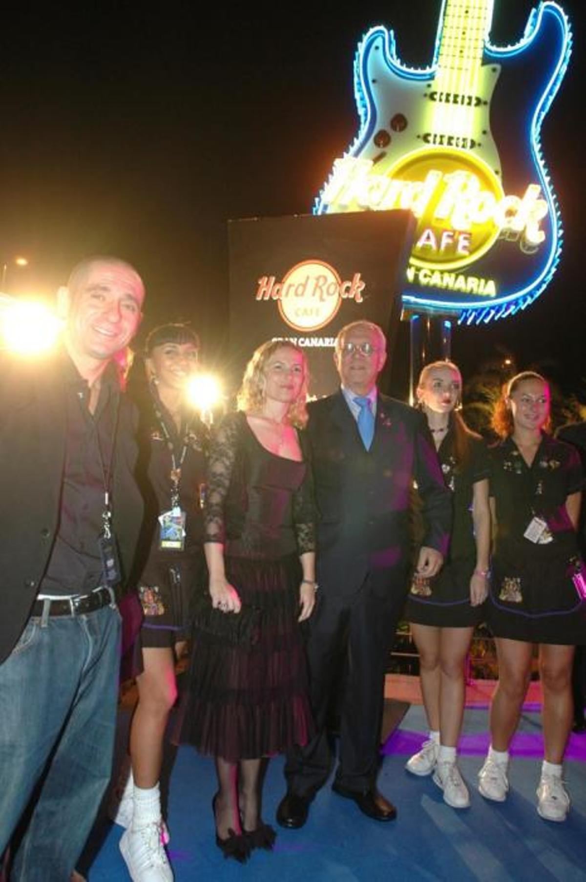 INAUGURACION DEL HARD ROCK CAFE GRAN CANARIA