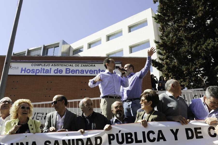 Manifestación en defensa de la sanidad en Benavent