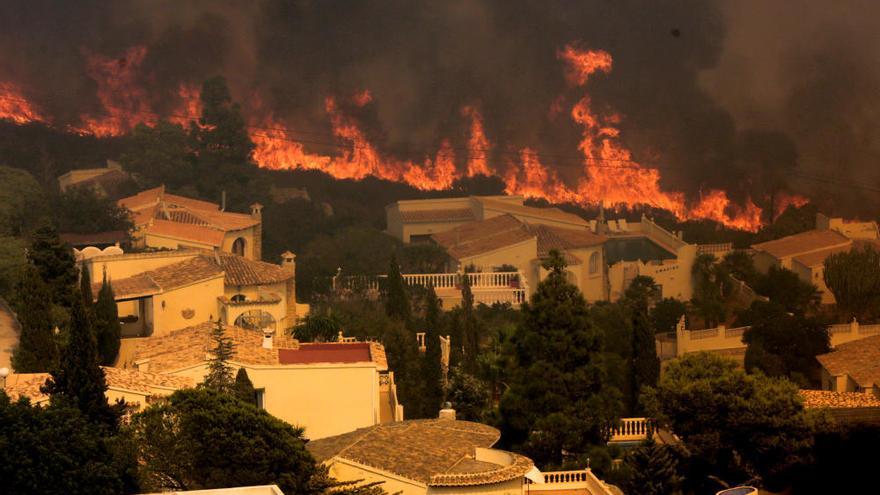 El incendio de Xàbia y Benitatxell se da por estabilizado