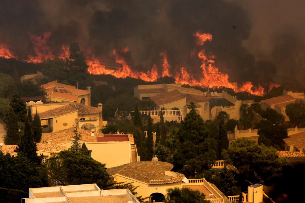 Incendio en Jávea