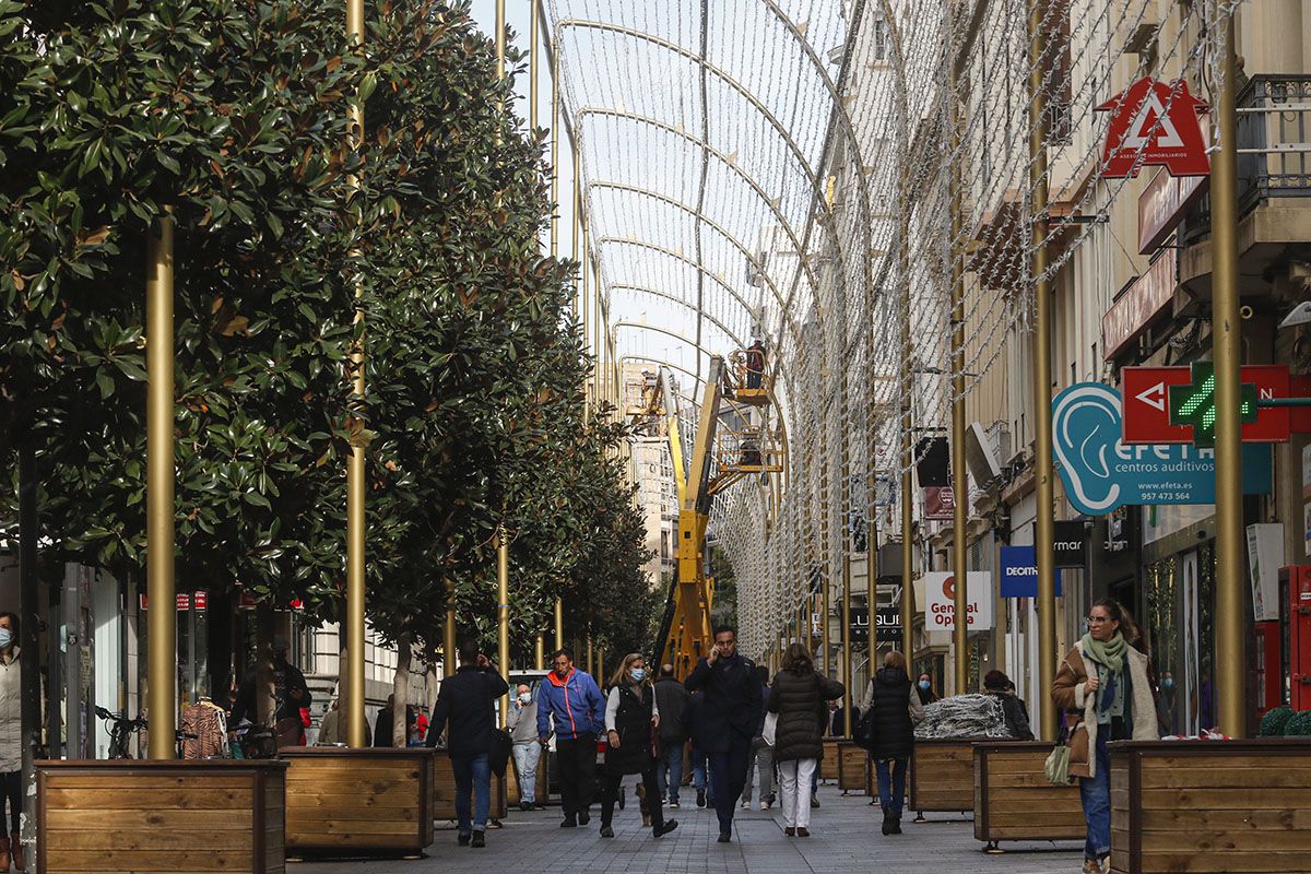 Montaje del espectáculo de Navidad de Cruz Conde