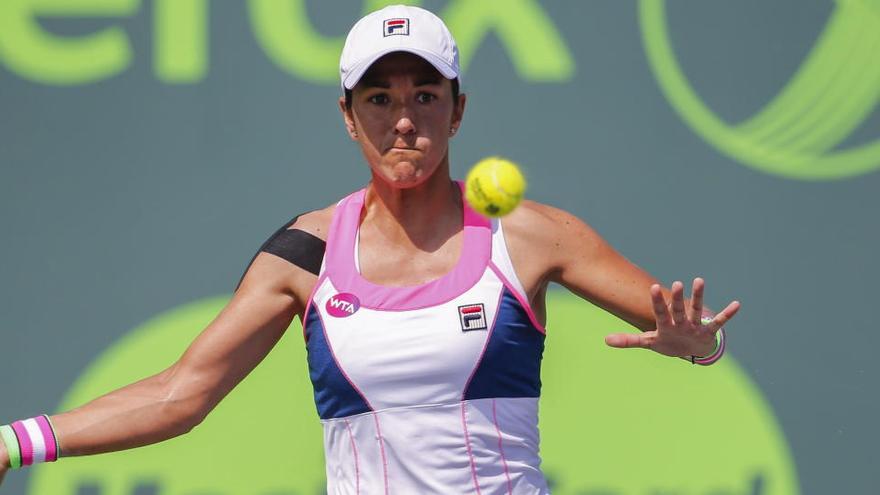 Silvia Soler, durante el torneo Cayo Vizcaíno de Miami en 2015