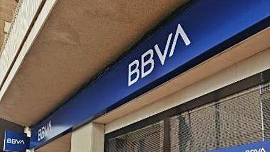 L&#039;oficina del BBVA d&#039;Avià