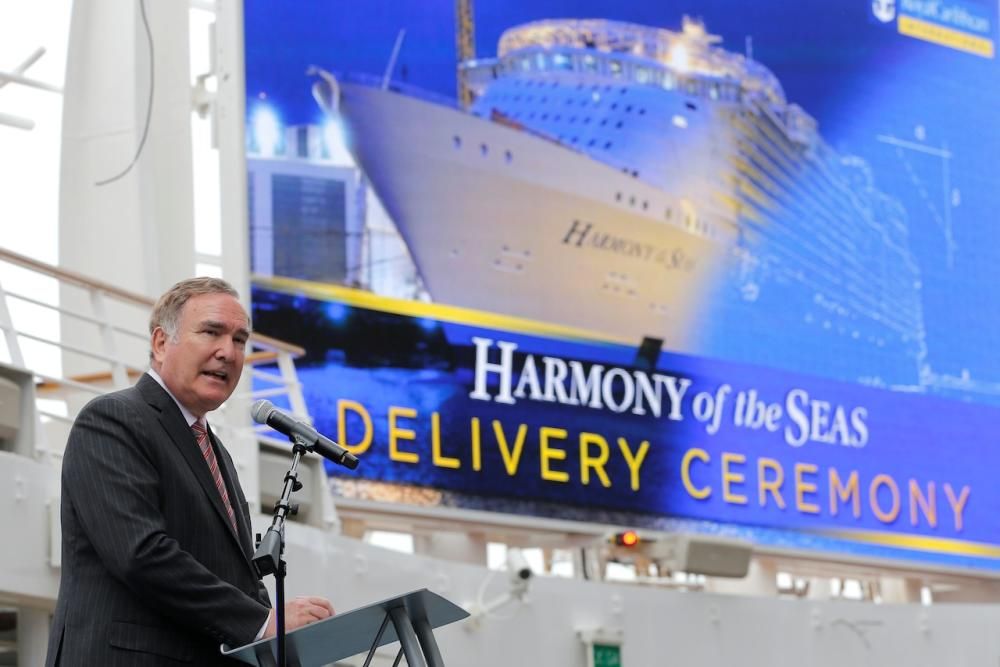 Presentación del 'Harmony of the Seas', el mayor crucero del mundo