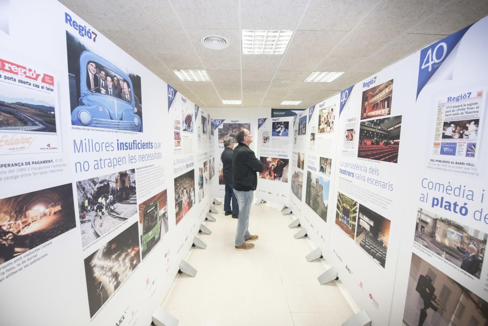 Exposició d'aniversari de Regió7 a Puig-reig