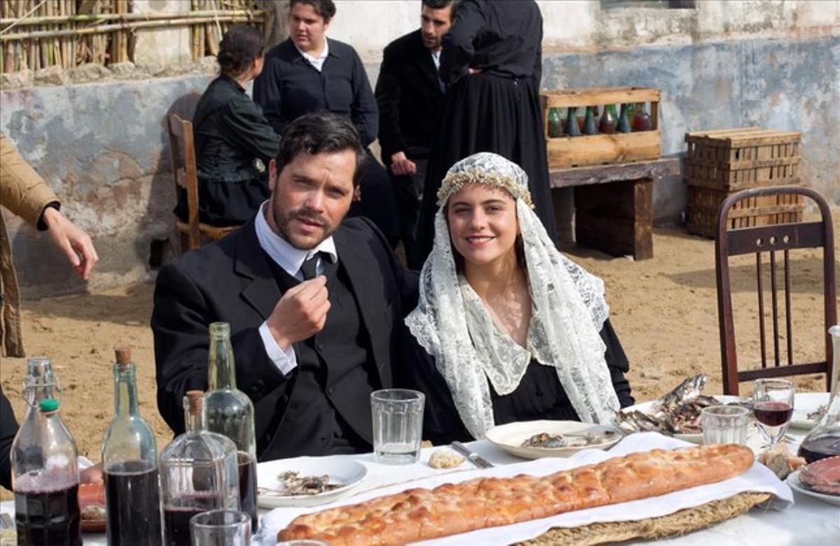 Imatge del telefilm ’El cafè de la Marina’, que estrena avui TV-3. Imatge del telefilm ’El cafè de la Marina’, que estrena avui TV-3.