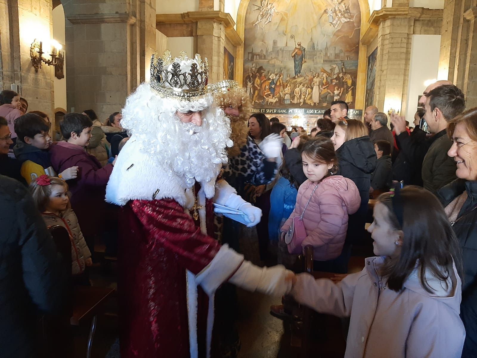 Adoración de los Reyes Magos al Niño Jesús en Pola de Siero