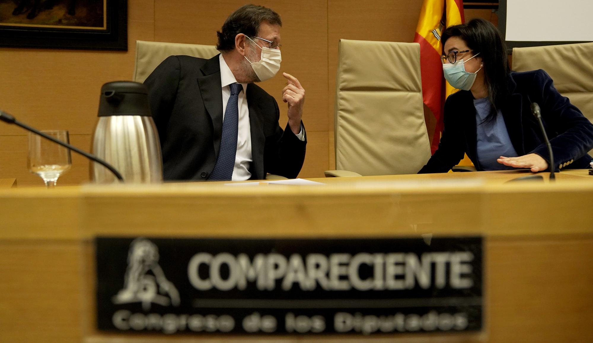 Mariano Rajoy en la comisión Kitchen. FOTO JOSÉ LUIS ROCA