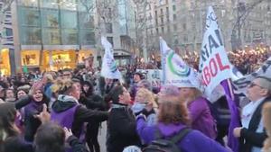 Investigan a la organización de la manifestación del 8-M en Barcelona por un posible delito de odio