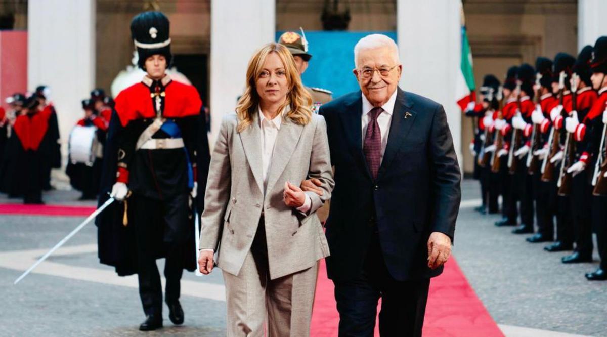 Abbas es reuneix amb Meloni i li demana que Itàlia reconegui Palestina
