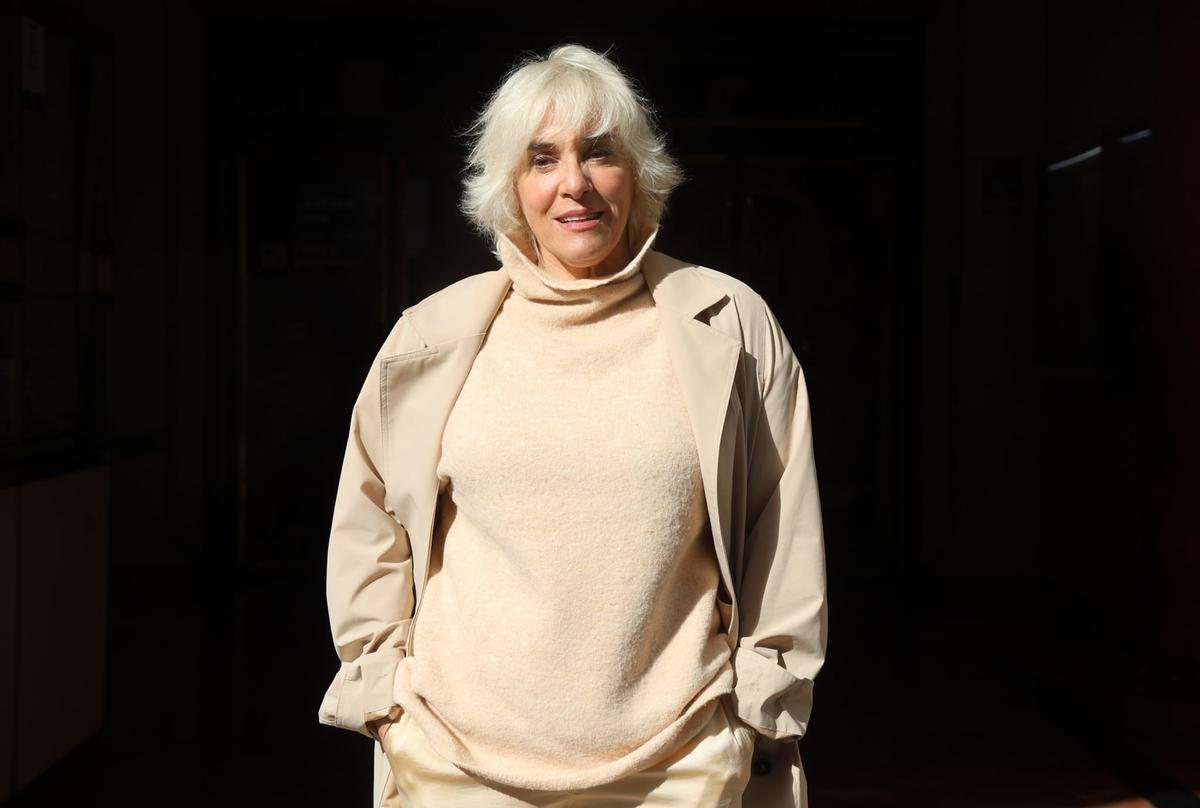 Anabel Alonso, durante la presentación este miércoles de 'La mujer rota' en el Olympia.