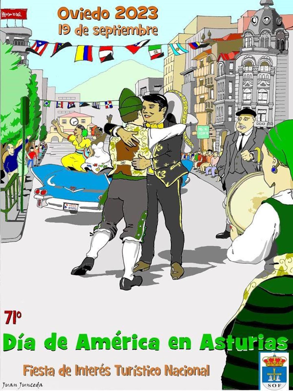 El cartel de 2023 del Día de América en Asturias