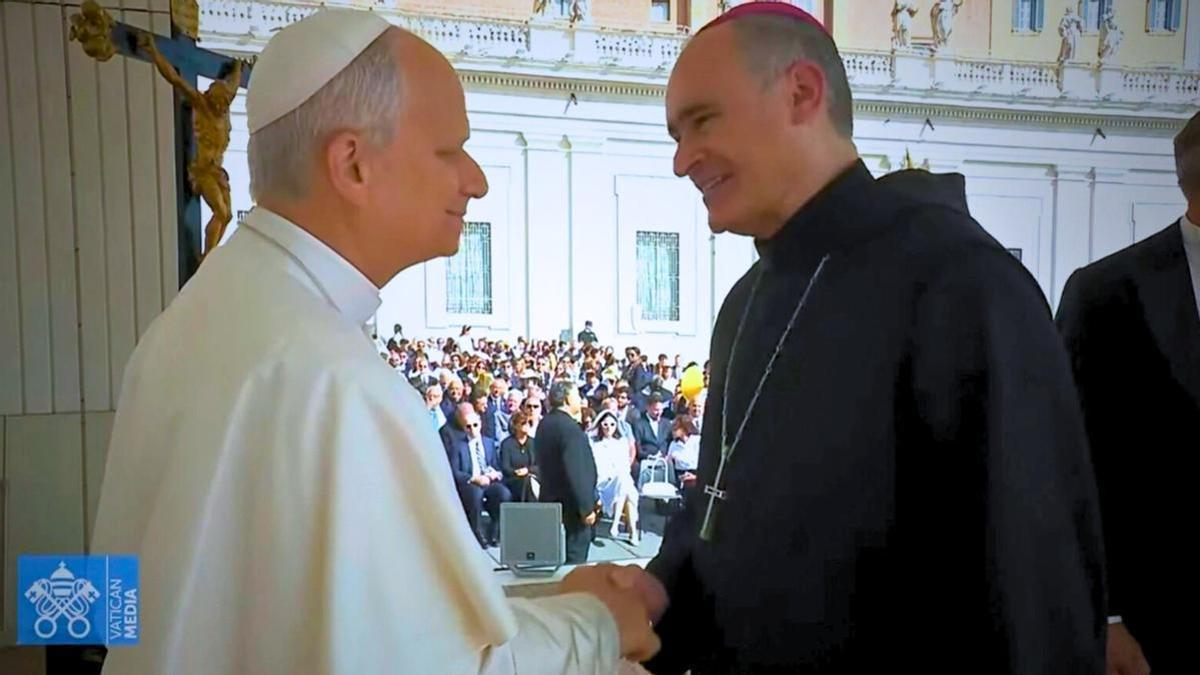 Trobada de l'1 d'octubre passat a la Ciutat del Vaticà entre el Papa i l'abat