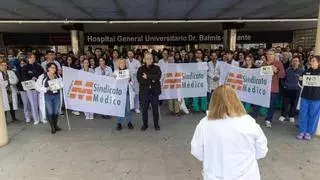 Primeras horas de la huelga de médicos en Alicante