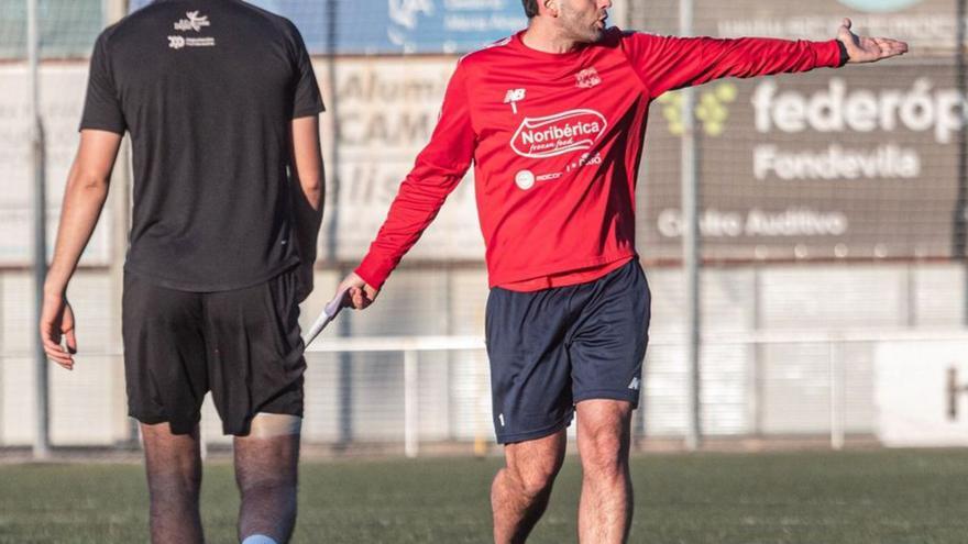 Manuti durante un entrenamiento. | Jesús Figueroa