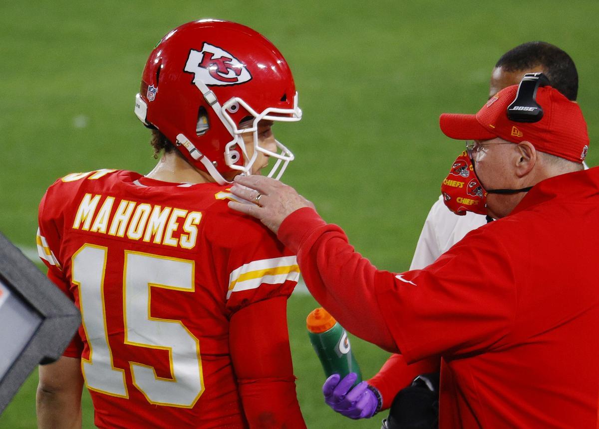 Patrick Mahomes, quarterback de Kansas City.