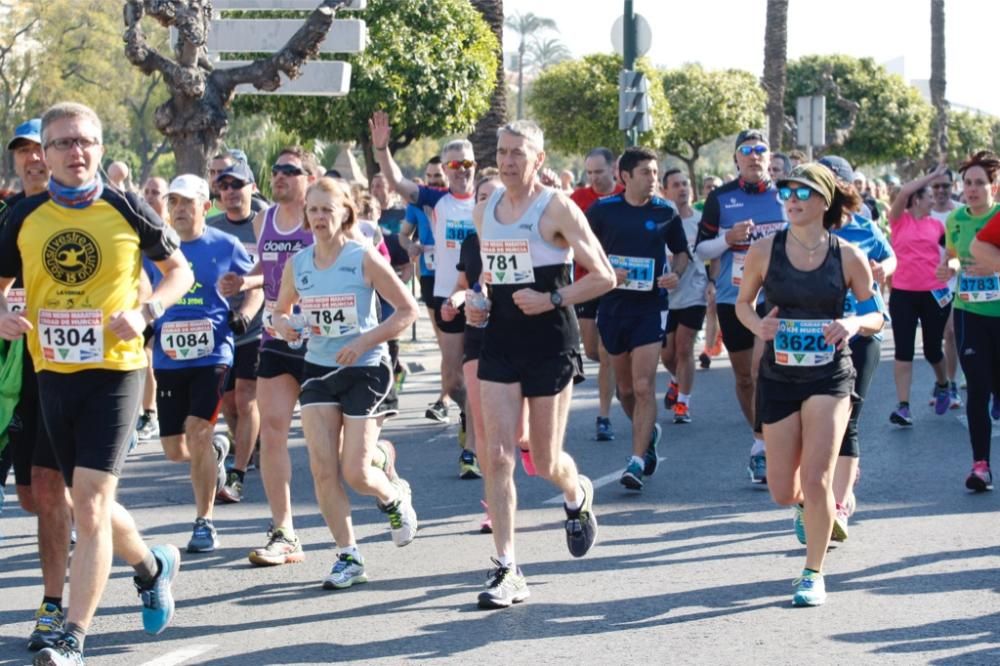 Media Maratón Murcia: Paso por Puente Reina Sofía