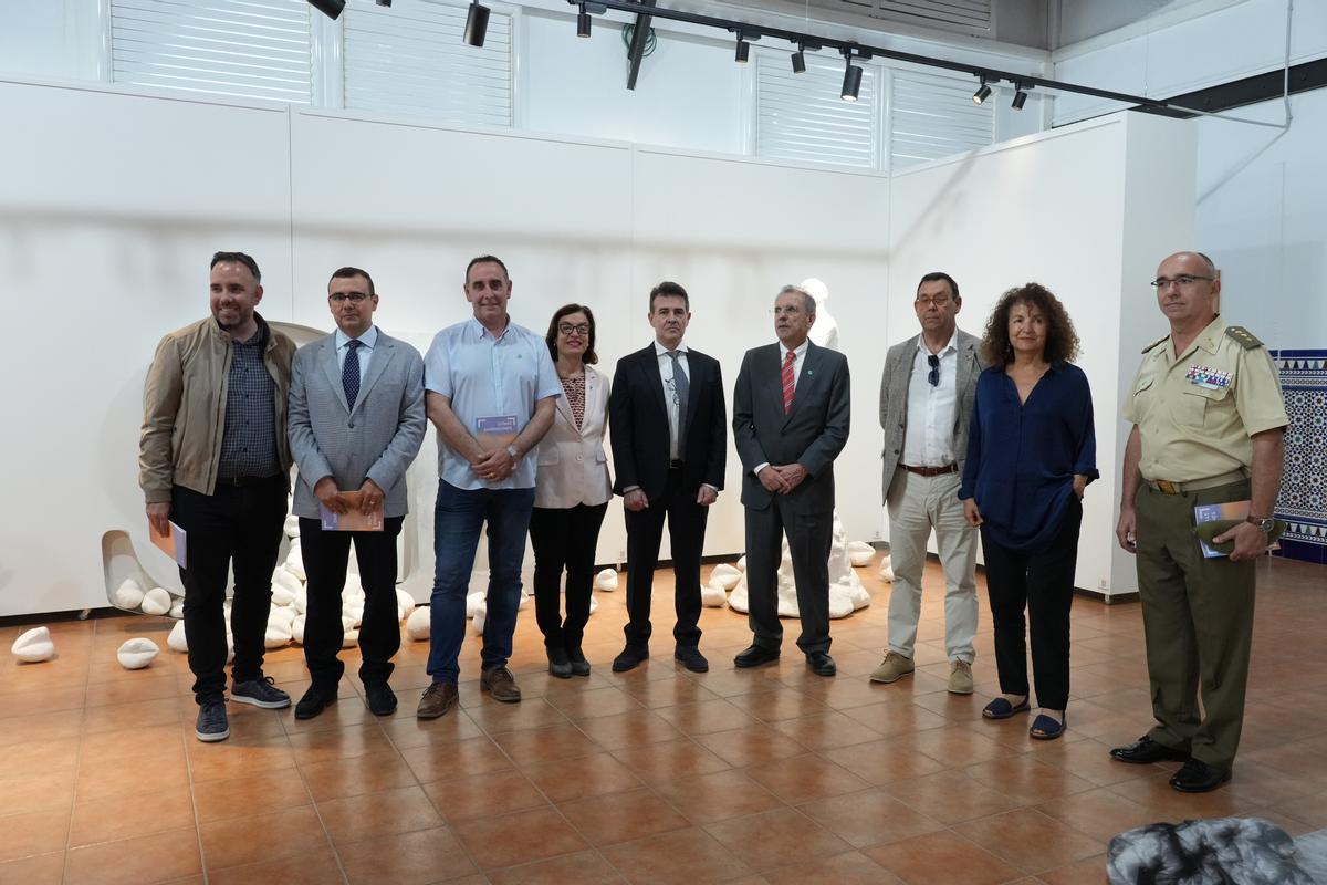 El president de PortCastelló, Enrique Vidal, va presentar la mostra.