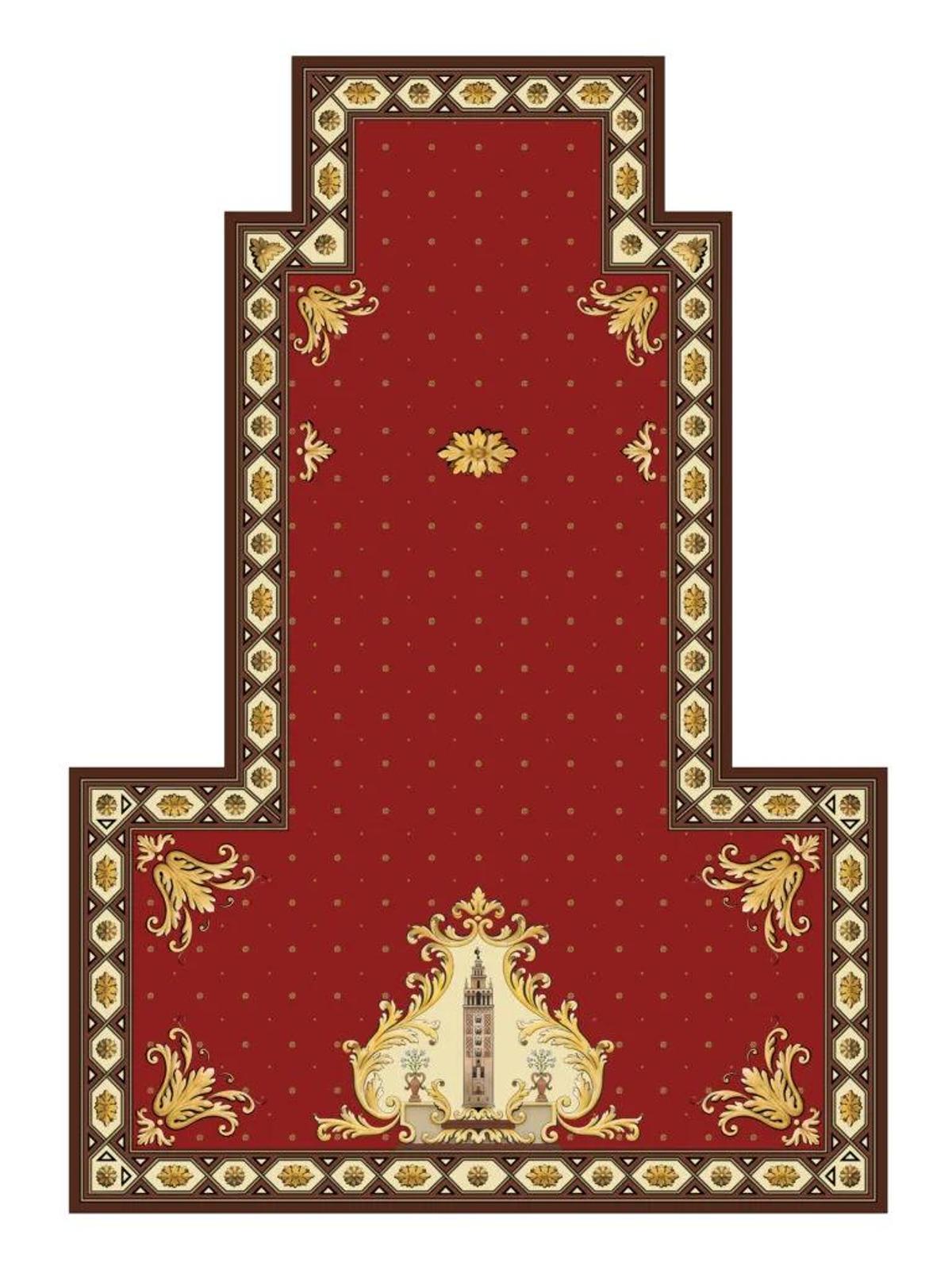 Nueva alfombra para el altar mayor de la Catedral de Sevilla que realizará la Real Fábrica de Tapices.
