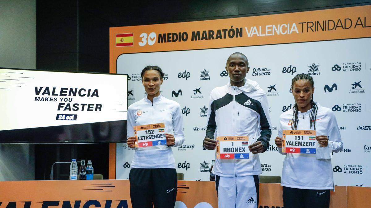 Grandes favoritos de la élite internacional del Medio Maratón Valencia Trinidad Alfonso