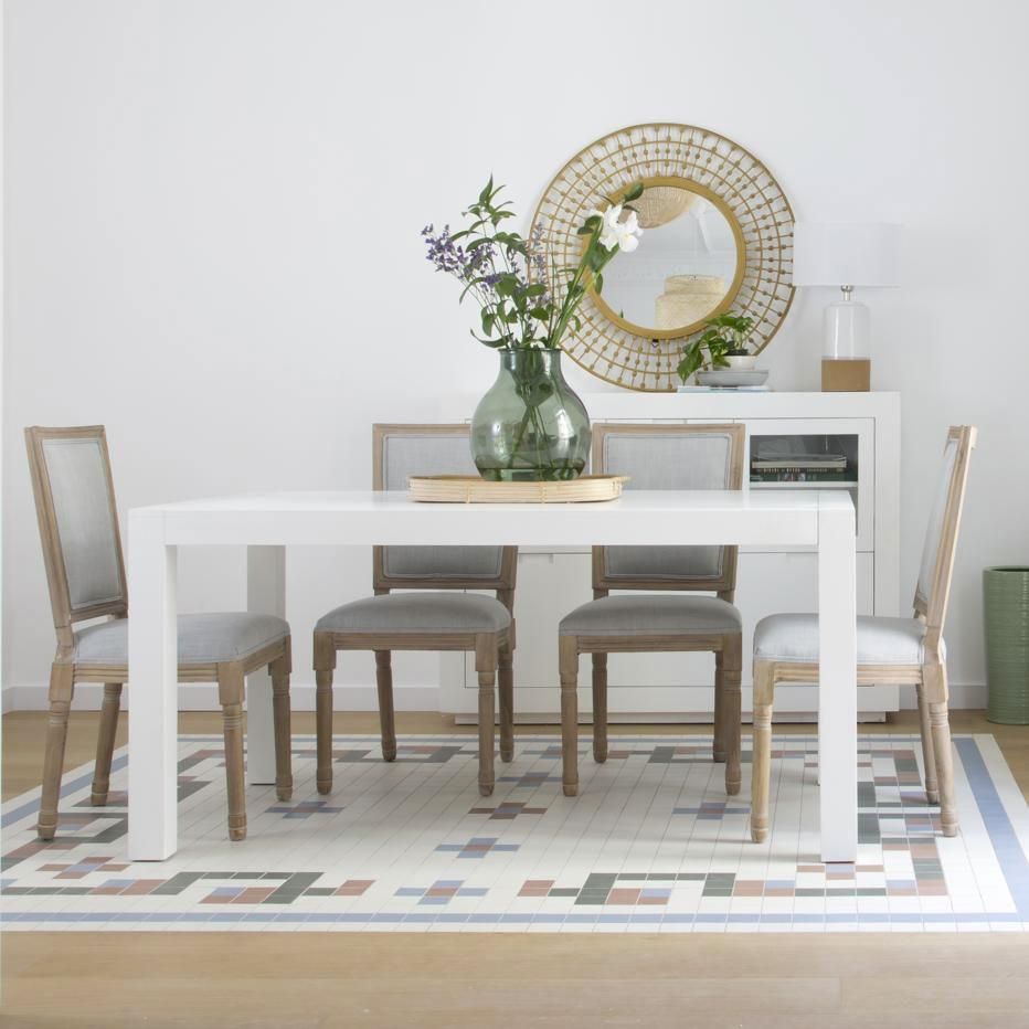 Mesa de comedor extensible rectangular de Banak