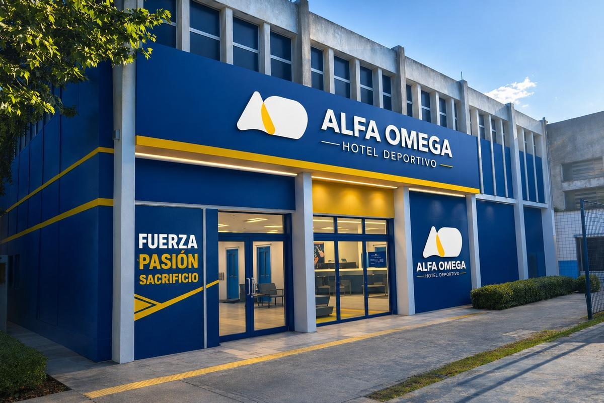 Recreación del aspecto final que tendrá el nuevo hotel deportivo que se abrirá en el "Campo asturiano" de Rosario.