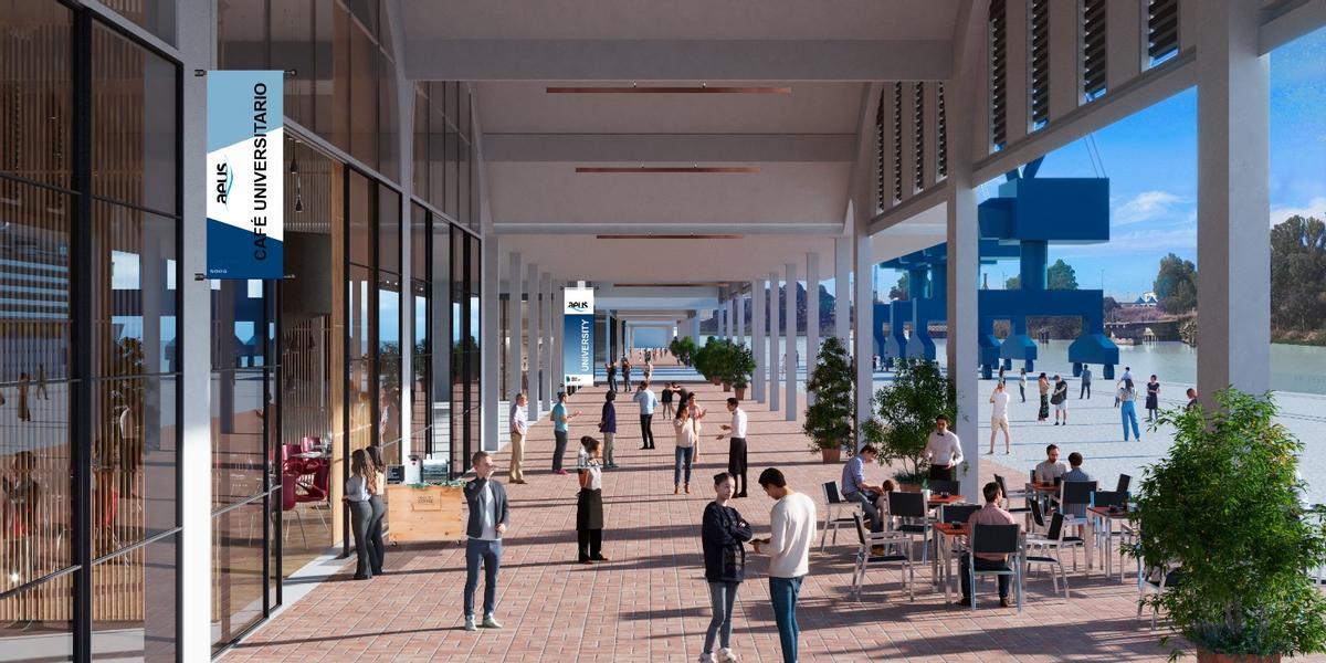 Recreación de cómo será el Distrito Urbano Portuario con el proyecto presentado por la Autoridad Portuaria