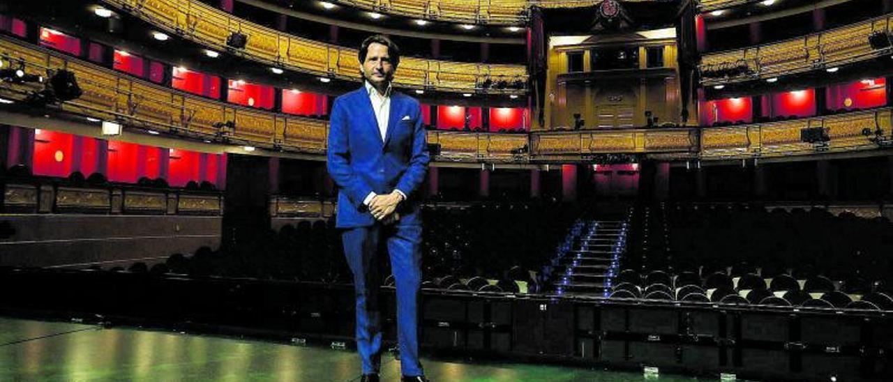 El valenciano Gustavo Gimeno,  en el Teatro Real.
