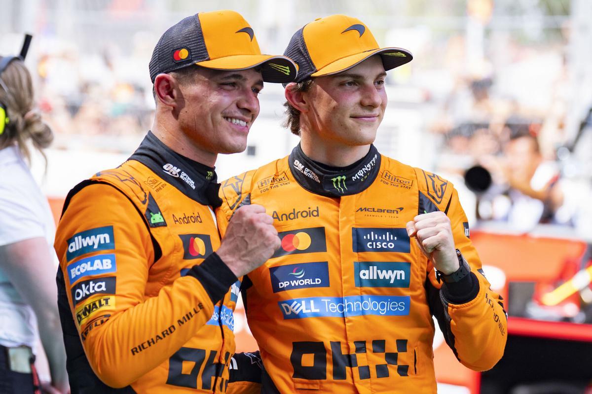 Oscar Piastri y Lando Norris, en una foto de archivo