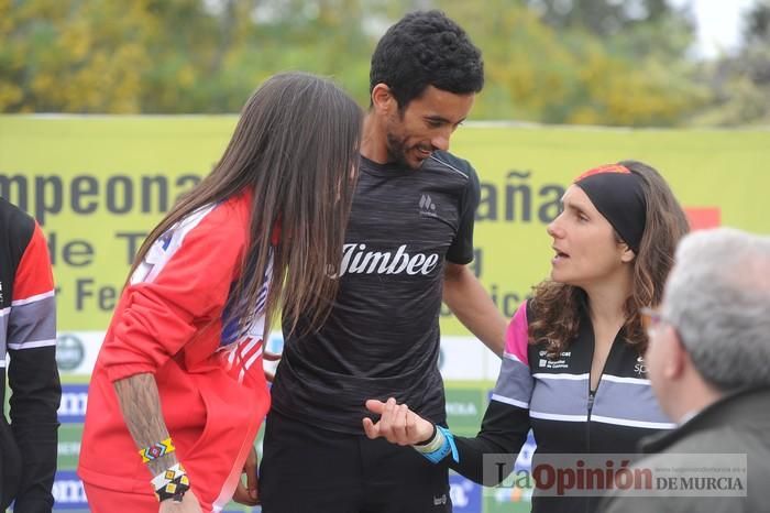 Llegada y entrega de trofeos de El Valle Trail