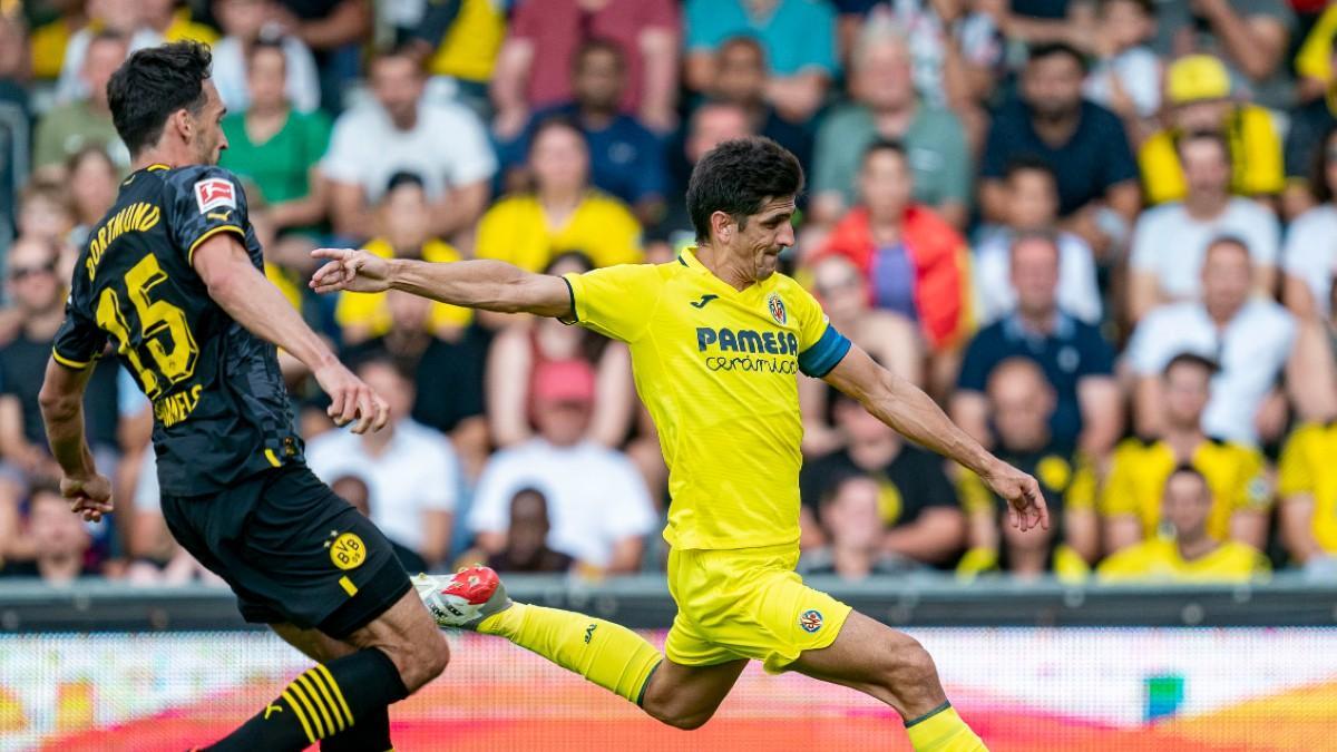 Gerard Moreno marcó el primer gol del Villarreal en la victoria ante el Dortmund (0-2)